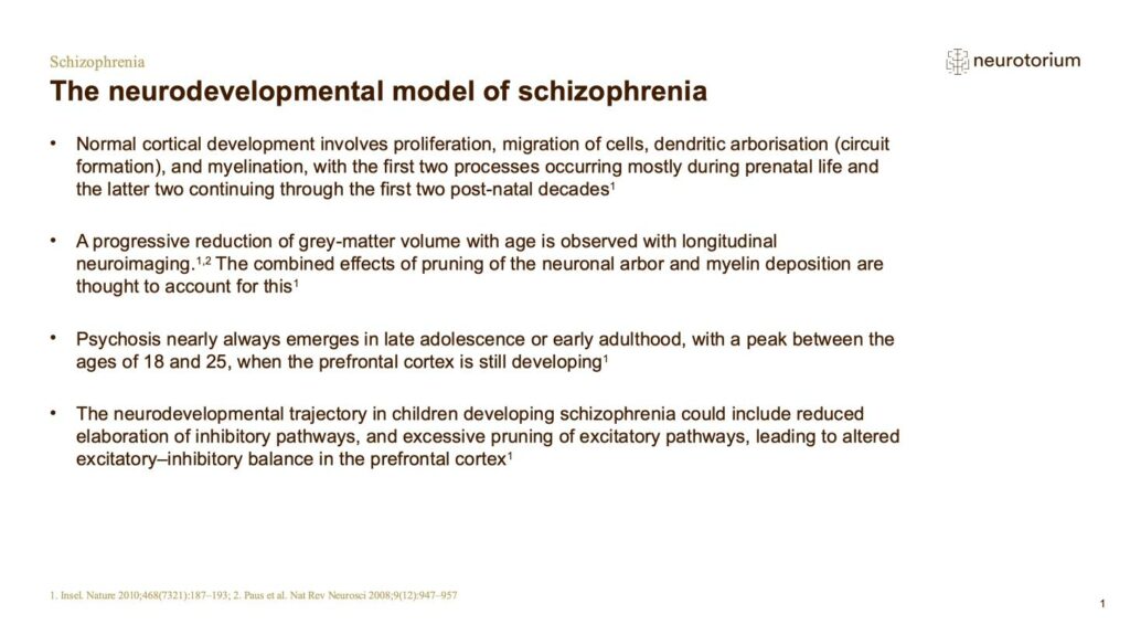 Schizophrenia - Neurobiology and Aetiology - slide 35